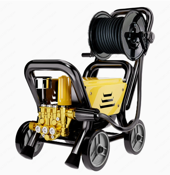 Car Cleaning Brush - เครื่องฉีดน้ำแรงดันสูง 220V – เครื่องซักผ้ากำลังสูงสำหรับใช้ในบ้าน พร้อมแปรงปั๊มแบบพกพาสำหรับทำความสะอาดรถยนต์