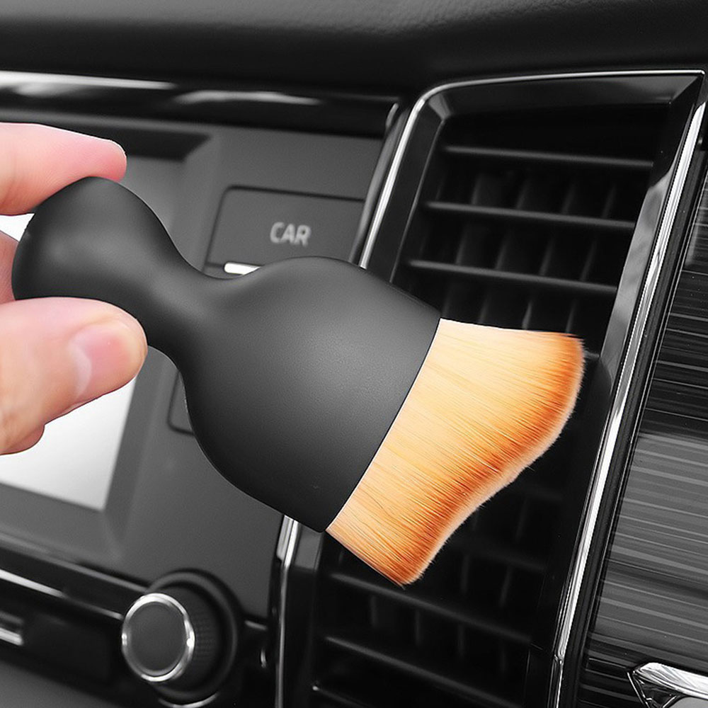 Car Cleaning Brush - แปรงปัดฝุ่นภายในรถยนต์ ขนแปรงนุ่ม สำหรับทำความสะอาดช่องแอร์ คีย์บอร์ด และอุปกรณ์ทำความสะอาดอื่นๆ รุ่นยอดนิยม